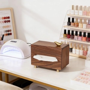 Luxury Wooden Tissue <b>Box</b> Cover Decorative Tissue Holder Perfect For <b>Vanity</b> Countertop Coffee Table And Bedroom Use From India - Product Image 3