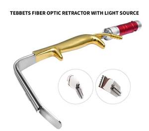เครื่องถ่างขยายทรวงอกแบบ Tebbetts สำหรับการผ่าตัด ทำจากสแตนเลสสตีล ใยแก้วนำแสง ได้รับการรับรองมาตรฐาน ISO CE โดย Grip Surgical - Product Image 2