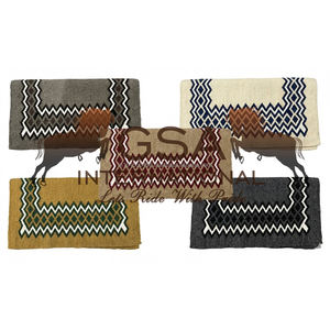 Manta de Silla de Montar Hecha a Mano 100% Lana de Nueva Zelanda 34 X 36, Manta de Silla de Montar Personalizada para Montar a Caballo a Precio de Fábrica - Product Image 6
