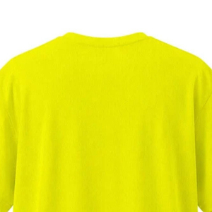 เสื้อยืดโอเวอร์ไซส์ผู้ชายสีเหลือง คอโอ แขนสั้น ผ้าฝ้ายพรีเมียม สไตล์ลำลอง ทรงหลวม สตรีทแวร์ - Product Image 3