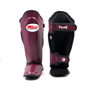 New Model Twins Shin Pad & Guard Genuine Cowhide Leather Custom Logo Training & Sparring Martial Arts Protection Gear - Product Image 1
