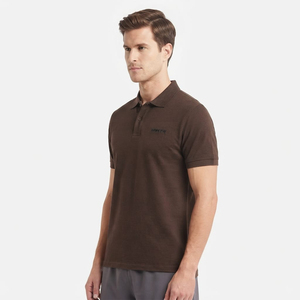 Polos en coton doux de haute qualité personnalisés pour hommes, polos de taille standard avec logo personnalisé - Product Image 3