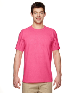 Camiseta de Verano para Hombre, Marca de Moda, 220 g, Algodón, Manga Corta, Cuello Redondo, Color Sólido, Lisa, Básica, Informal - Product Image 4