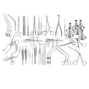 Ensemble complet d'instruments chirurgicaux ORL en acier inoxydable, équipement réutilisable pour usage médical professionnel - Product Image 6