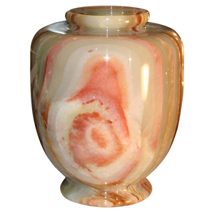 Urna Decorativa para Cenizas Funerarias, Urna de Mármol Ónix Hecha a Mano, Urna de Cremación para Adultos de Mármol Ónix Premium - Product Image 1