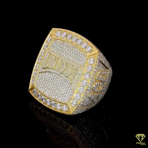 Custom UNIQUE Championship Ring Mens Moissanite Diamond Gold Finish Luxury Hip Hop Fashion Jewelry Supplier - Product Image 5