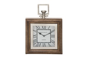 Stylish Gold Decorative <b>Metal</b> Craft Table <b>Clock</b> Black Finished Use For School And Office Handicrafts Tableware <b>Clock</b> - Product Image 3