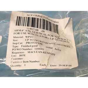 SCP Global 1140274B-00 Arm, 6", ATS, Vertical Para - Equipo y Piezas de Semiconductores de Confianza de la Línea Global Legacy - Product Image 5