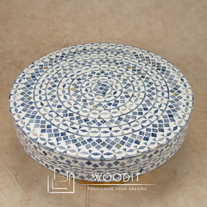 Mesa de Centro Moderna de Mármol con Base de Metal, Diseño Redondo, Mueble para Sala de Estar, Gran Venta 2026 - Product Image 1