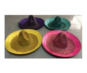 Sombrero de salvavidas de algas marinas naturales Estampado de patrón de fabricación en paja de hoja de palma para eventos festivos Viajes Pesca Esquí - Product Image 5