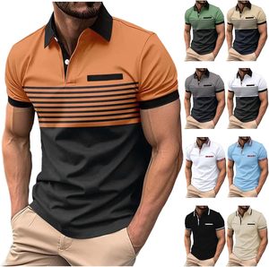 เสื้อเชิ้ต QST พรีเมียมสำหรับผู้ชาย พิมพ์ลายตามสั่ง ลำลอง คอปก แขนสั้น ติดกระดุม ทรงหลวม ระบายอากาศได้ดี แห้งเร็ว ผลิตจากโพลีเอสเตอร์ - Product Image 5