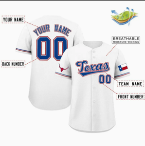 Camiseta de Fútbol Americano Personalizada al por Mayor, Unisex, Cuello en V, Manga Corta, Estilo Urbano, Tallas Grandes, Sublimada, para Verano - Product Image 4