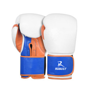 Gants de boxe en cuir ajustables en gros, couleurs et tailles personnalisées, antidérapants, de haute qualité, pour le sport - Product Image 1