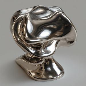 Glitter Brass Cabinet Draewer Knobs Modern Nickel Minimalist Design Knob for Cabinet Drawer Use Eco-Friendly Unique Design - Product Image 4