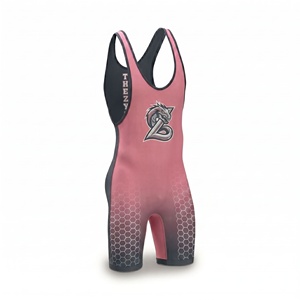 Vente en gros d'usine, conception personnalisée, justaucorps de lutte et de musculation pour la salle de sport - Product Image 2