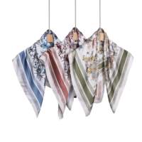 Foulard carré en soie multifonctionnel uni décontracté pour femme, bandana, accessoire respirant et durable à porter toute l'année