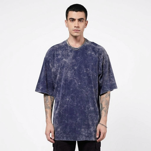 Nuevo Producto de Moda, Camiseta Ligera para Hombre, Hecha con Material Transpirable, Lavada con Ácido, Nueva Camiseta Elegante para Hombre - Product Image 4