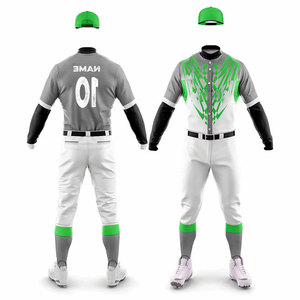 Uniforme de Softbol Personalizado con Nombre y Números del Equipo, Ropa de Entrenamiento y Práctica, Jersey con Botones y Pantalones con Impresión Digital - Product Image 4