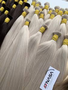 <b>Top</b> Trending Bulk Hair Extensions Vietnamese Hair Double Drown 100grams Dark Colors 22 Inches - Product Image 2