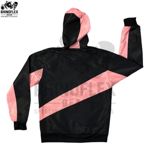 Two Piece <b>Set</b> <b>Men's</b> Casual SOLID Color Cotton Sportswear Windproof Jacket <b>And</b> <b>Shorts</b> Zip-up <b>Hoodie</b> - Product Image 3