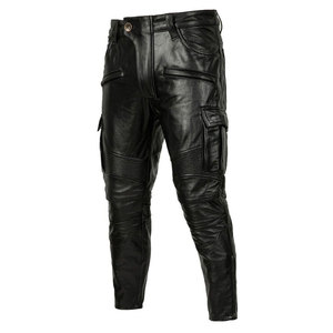 Pantalones de Cuero Unisex SALVA LEATHER, Estilo Holgado, Cierre de Cremallera, Impermeables, Ligeros, Diseño Moderno y a la Moda para Invierno - Product Image 3