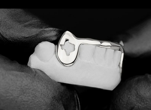 Grillz dentaire plaqué or véritable 18 carats, style hip-hop, pour accessoires de mode unisexe, usage quotidien, bijoux corporels - Product Image 3