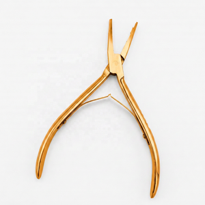 Nouvelles pinces à micro-anneaux pour extensions capillaires, style 2026, réutilisables, en acier inoxydable, à pointe carrée, marque personnalisée TEEJAY - Product Image 2