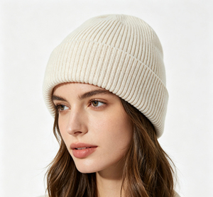 Custom Printed Acrylic Ribbed Beanie Knitted <b>Winter</b> <b>Hat</b> Solid Color Cuff Cap for <b>Men</b> and Women Outdoor Wear - Product Image 3
