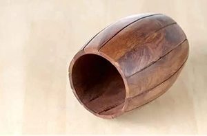 Florero de Madera Hecho a Mano – Decoración de Mesa para Hogar, Oficina, Sala de Estar, Mesa de Comedor, Centro de Mesa para Bodas - Product Image 2