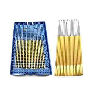 Kit de microdisectores rectos Rhoton con soporte (19 piezas) Instrumentos quirúrgicos - Product Image 1