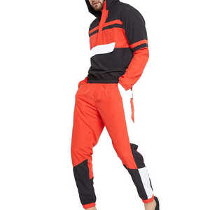 Ensemble de survêtement décontracté pour homme, noir avec broderie dorée, veste zippée et pantalon, coupe ajustée, manches longues, pour entraînement en extérieur, tenue de mode - Product Image 2