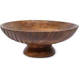 <b>Decorative</b> Handmade Wooden Serving Bowl Wabi Sabi Design Uncoated Wood Craft For Food Serving Gifting <b>Decorative</b> Item - Product Image 5