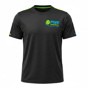 Laser Cut Ventilation Pickleball T Shirt OEM Breathable Perforated Performance <b>Athletic</b> Tee custom logo private label OEM ODM - Product Image 1