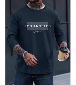 Sudadera de Hombre de Talla Grande, Diseño Nuevo, Casual, Elegante, Manga Larga, Cuello Redondo, Hombros Caídos, Estampada, Cómoda, de Bangladesh - Product Image 4