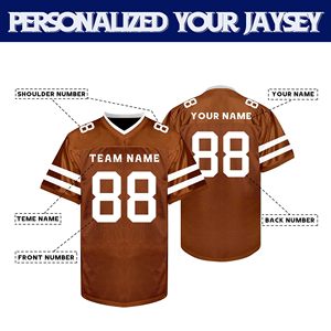 Custom Design American Football Jersey Polyester Mesh Dazzle Sublimation OEM V Neck Breathable Durable Teamwear - Product Image 2