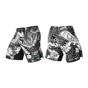 Shorts MMA personnalisés de haute qualité, imprimés par sublimation, pour hommes, femmes et enfants, shorts de boxe - Product Image 3
