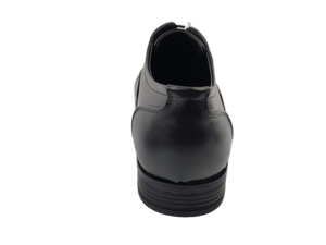 Mocasines de Cuero Negro para Hombre, Estilo Slip-On, Punta Redonda, Entresuela Acolchada de EVA, Suela de Goma, Color Sólido, para Todas las Temporadas - Product Image 4
