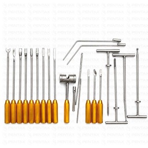 Instrumentos para la Extracción de Cemento Tipo Mueller, Juego Quirúrgico Ortopédico de 22 Piezas, Herramientas para Extracción de Cemento Óseo, Revisión y Artroplastia - Product Image 5