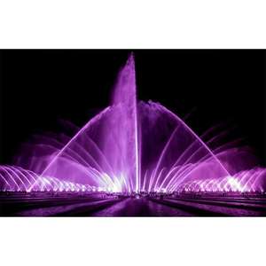 Fontaines et décorations de jardin modernes pour l'extérieur avec jets d'eau dansants musicaux, lumières LED, acier inoxydable, installation facile - Product Image 1