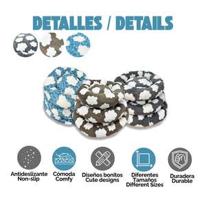 Cuccia per Gatti Yommy Tipo Nuvola, Morbida e Calda con Base Antiscivolo - Product Image 6