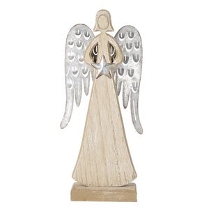 Handcrafted Wooden Angel <b>Table</b> Centerpiece Vintage Home Decor Showpiece For Shelf <b>Display</b> And <b>Table</b> Styling - Product Image 5
