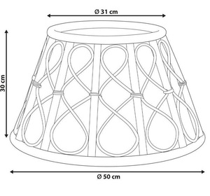 Handwoven Rattan Christmas <b>Tree</b> Collar Skirt Natural Wicker Base Cover for Holiday <b>Tree</b> <b>Stand</b> Decoration, Boho Farmhouse Style - Product Image 3