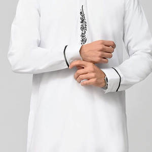 Nouveau design 2026 – Thobe/Jubba pour homme, manches longues, longueur cheville, 100 % coton respirant, haute qualité – Vente en gros - Product Image 6