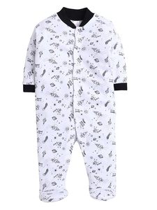 Peleles de Bebé 100% Algodón Orgánico Transpirable, Simples, para Recién Nacidos, Unisex, Paquete de 3 - Product Image 4