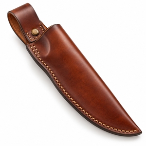 Étui à couteaux en cuir, collection premium et design en cuir véritable pour un usage quotidien, adapté au rangement des couteaux, coutures durables, classique - Product Image 4