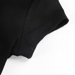 Women's Customized Colors Slim Fit Crop Breathable Polyester <b>Short</b> <b>Sleeve</b> T-Shirt Solid Pattern Knitted Casual Summer Wear - Product Image 4