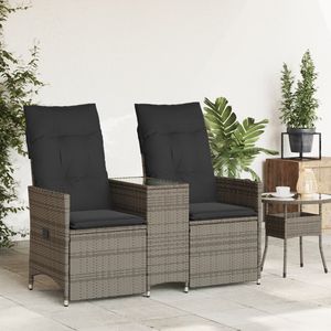 Sofá de Jardín Reclinable Gris para una Relajación Cómoda al Aire Libre - Product Image 3