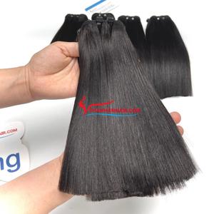 Venta al por mayor 100% extensiones de cabello humano teñido color hueso recto con estilo de onda natural sin desprendimiento o enredos listo para enviar - Product Image 2