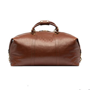 Sac de voyage personnalisé avec logo, motif crocodile, sac de sport, sac de week-end pour homme, en cuir pleine fleur - Product Image 1