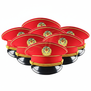Nuevo Diseño de Gorra de Lana Ceremonial con Visera, Hecha a Mano, de la Mejor Calidad, para Uniforme de Oficial, con Colores y Insignias Personalizadas - Product Image 3